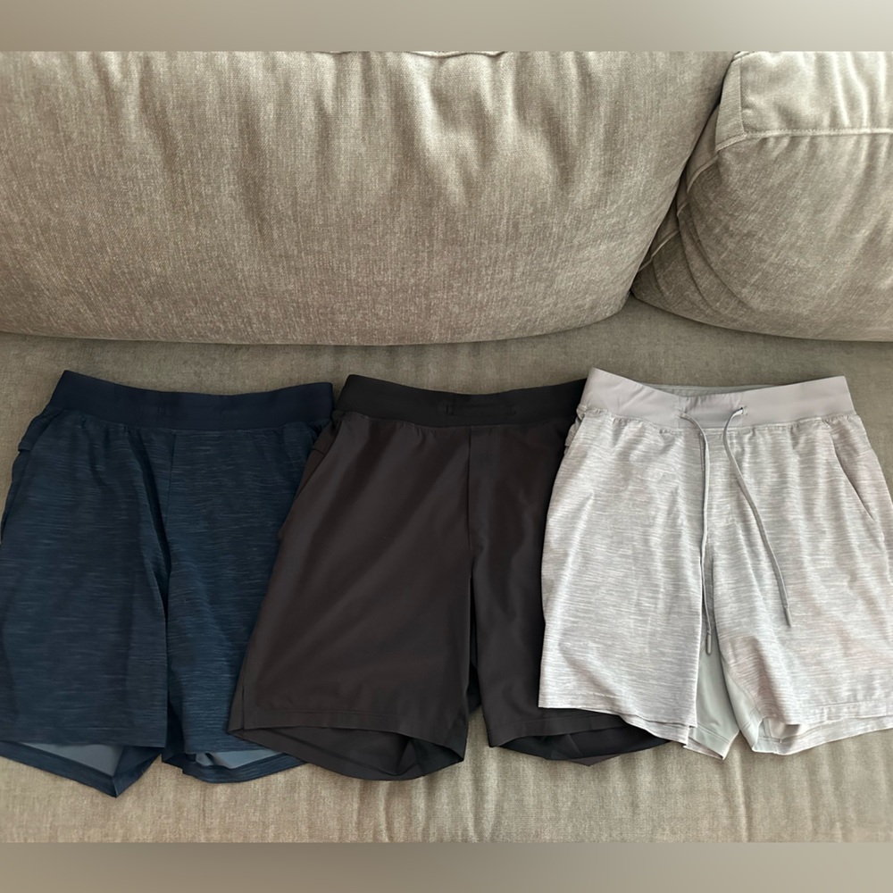 Lululemon T.H.E Linerless Short 7” Medium (3-pack)
